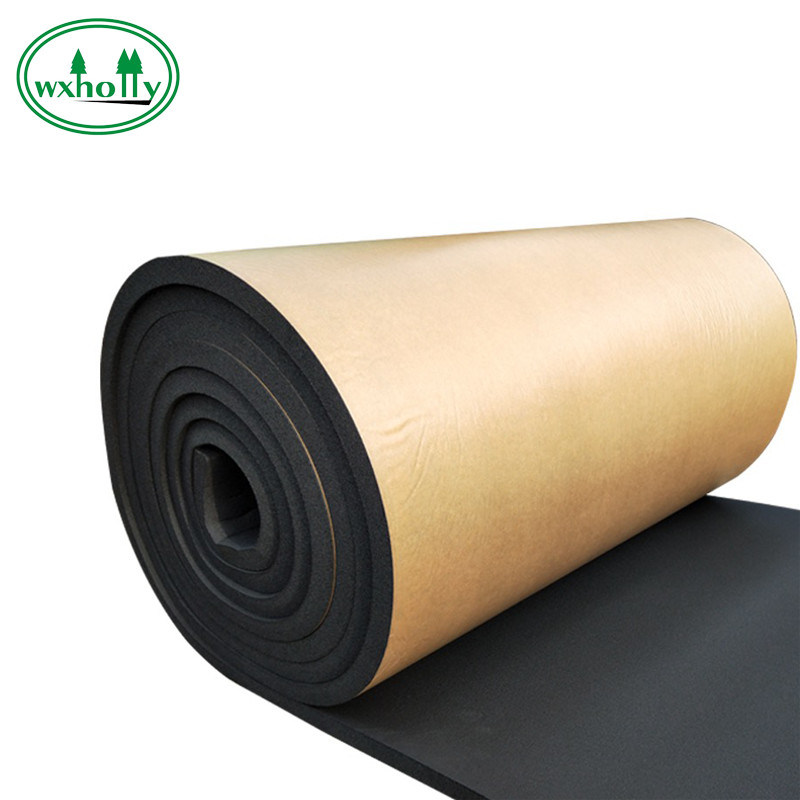 Black Self Adhesive 40mm Rubber Insulation Roll