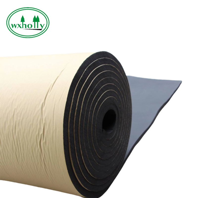 Soft Foam 40mm NonToxic PVC NBR Rubber Insulation Roll For Air Duct