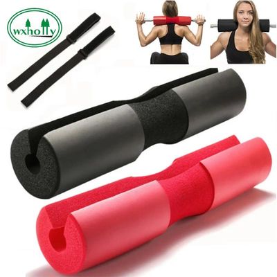 Weightlifting Non Slip NBR Foam Barbell Pad With Bag