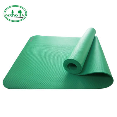 Exercise 0.6cm Non Slip Yoga Mat With Posture Line
