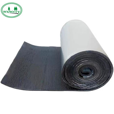 High Density Backed Aluminum Foil 100kg/M³ Fireproof Rubber Thermal Insulation Sheet